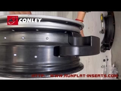 ISO 9001 στρατιωτικά επίπεδα ένθετα τρεξίματος για την επίπεδη προστασία ελαστικών αυτοκινήτου λεωφορείων επιβατικών αυτοκινήτων